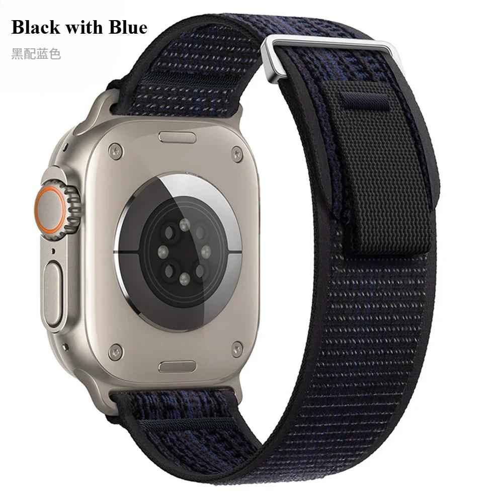 

Ремешок Trail Loop для Apple Watch Series 10 46 мм 42 мм Спортивный нейлоновый ремешок iWatch Ultra 2 49 мм 9 8 7 6 5 4 SE 45 мм 41 мм 44 мм 40 мм S10-46mm 42/44/45/49mm