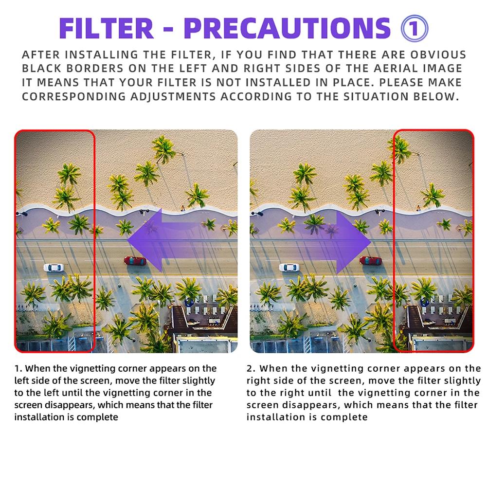 For DJI Mavic MINI 1/2/SE Camera Len Filter Optical Glass for DJI Mini 2 3 Drone Filter Set UV ND CPL 4/8/16/32 NDPL Accessories
