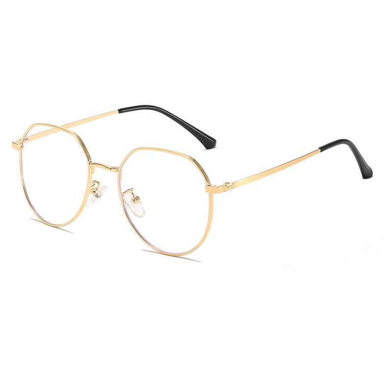 JYL TS Round Glasses Unisex Blue Light Blocking Korean Tea Color Frame 9362 A-5054 селадоновый