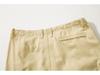 Stone Washed Casual European & American Four-Pocket Loose Solid Color Overalls
