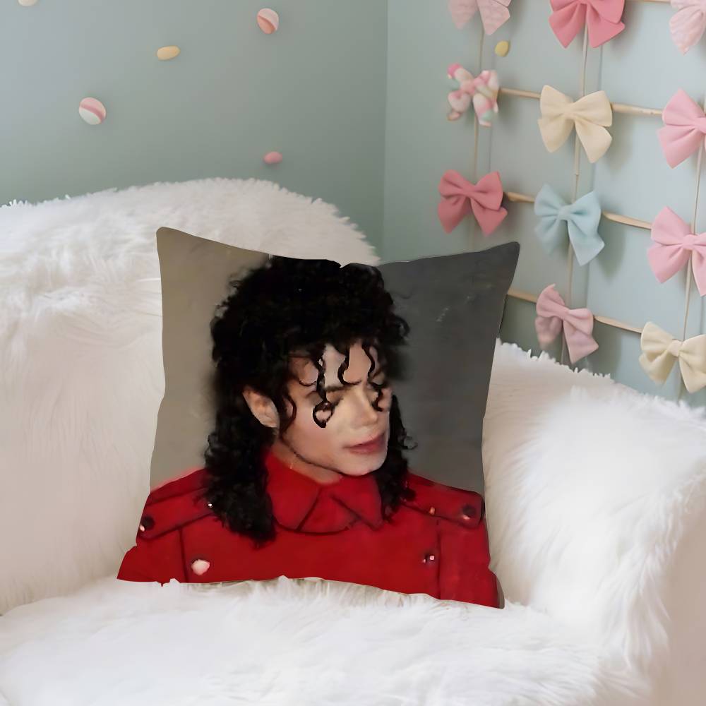 Singer MMichaels JJoseph Jackson Case Plush Fabric Soft Pillowcase Double Sided Print Cushion Cover Household Gifts