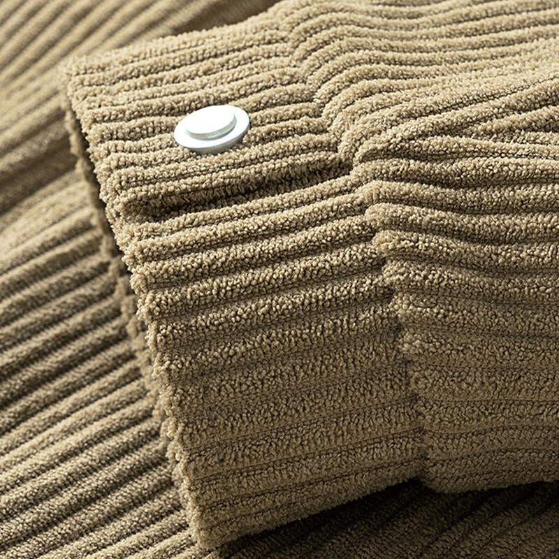 Playboy Men's Plush-Lined Stand-Collar Autumn/Winter Jacket