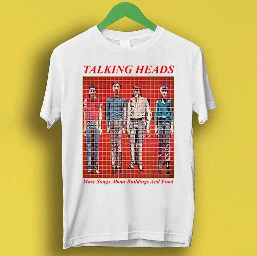 Talking Heads Больше песен о зданиях и еде Панк-рок Ретро Футболка P1716 S