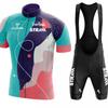 Heren Dames Wielrenshirt Korte Broek Set Ademend Fietsoutfit Racefiets Mountainbike