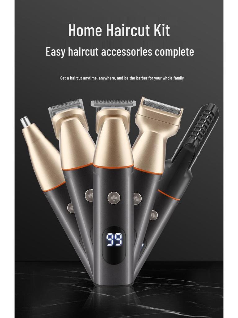 Men's Multifunctional Waterproof Electric Shaver and Hair Trimmer Set