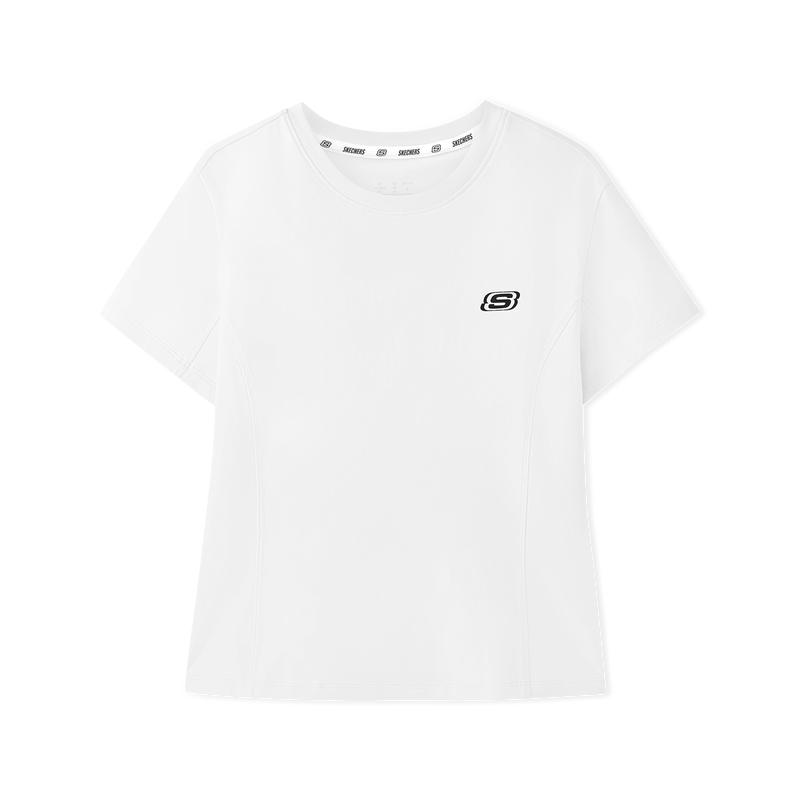 Skechers Slim Fit Breathable Pullover Regular T-Shirt Women tops L226W136-0019 S