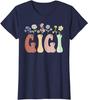 Grammy Gifts Women Wildflower Floral Design Grammy T-Shirt Women's Fashion Nana Gigi Grandma Tees Yaya Mimi Mother's Day Clothes