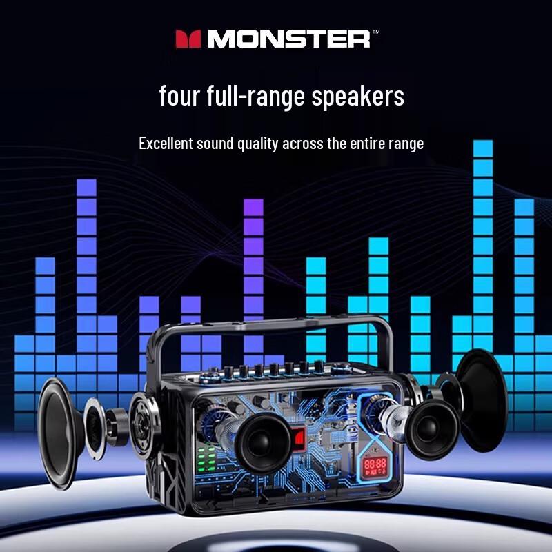Monster SK300 High Power Portable Bluetooth Speaker