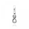PAndora 792766c01 Sparkling Infinity Pendant And Dangle Silver Charm