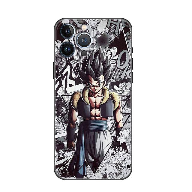 

Чохол Funda для Apple Iphone 14 11 13 7 12 Pro 7 Xr Xs Max 8 Plus 6 14pro 13mini Black Soft Phone Coque Anime -Dragon -Ball iPhone 11