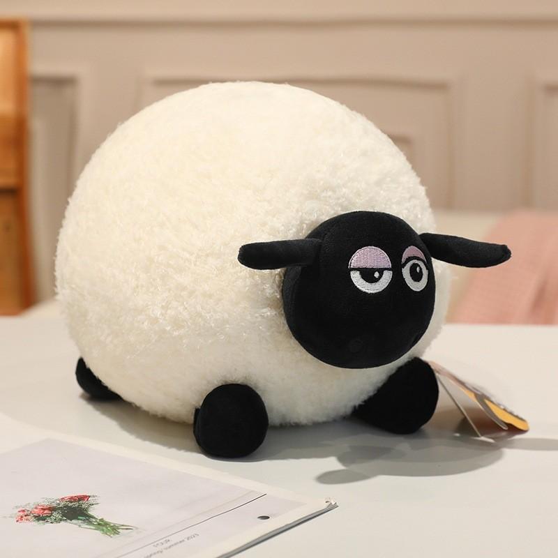 Peluche Cartoon di Shaun, la Pecora, con Imbottitura in Cotone PP per Decorazione di Borse e Regali