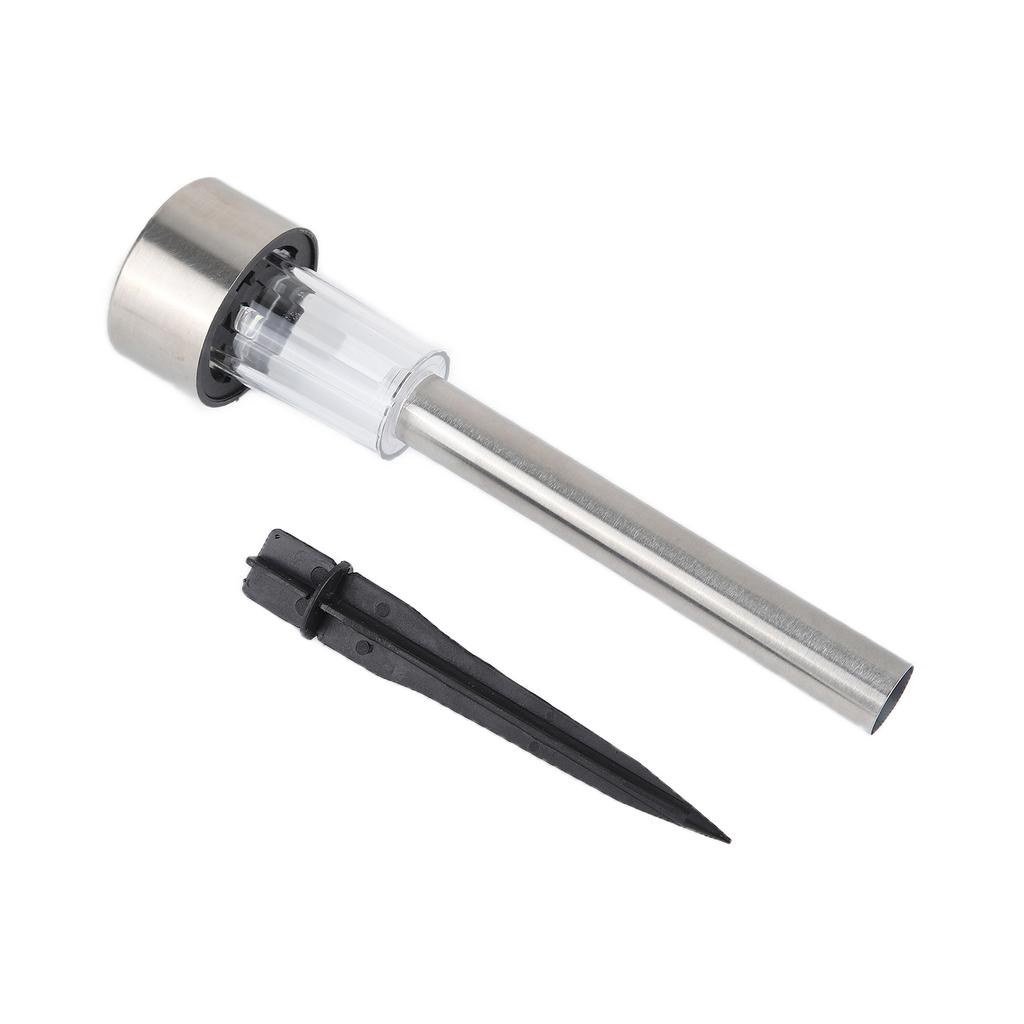10Pcs Stainless Steel LED Solar Light Solar Powered Lamp for Garden Driveway Pathway Yard