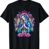 Modląca się Dziewica Maryja, róże, chrześcijaństwo, wiara, wizerunek świętego T-shirt