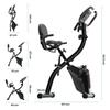 Formile - YZJ - 501 Exercise Bike, Home Fitness Recumbent Bike with 16 Resistance Levels, LCD Display,Ergonomic Design