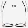 Half Metal Blue Light Blocking Cat Ears Prescriprion Eyeglasses With Astigmatism Women Minus Glasses Diopter 0 -0 .5 -0 .75 To -6