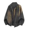 Men's Winter Thickened Leather Pilot Jacket - Di Yu Shen Long Plush Motorcycle Top