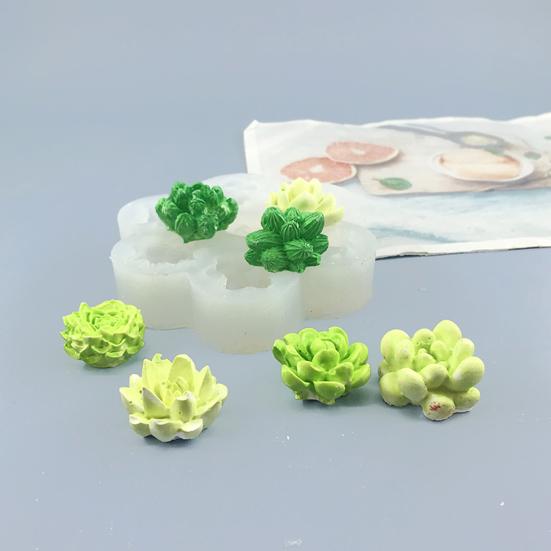 Flower Silicone Mold for Cake Chocolate Soap 3D Rose Handmade Candle Gypsum Mold Food-Grade Reusable Baking Tools