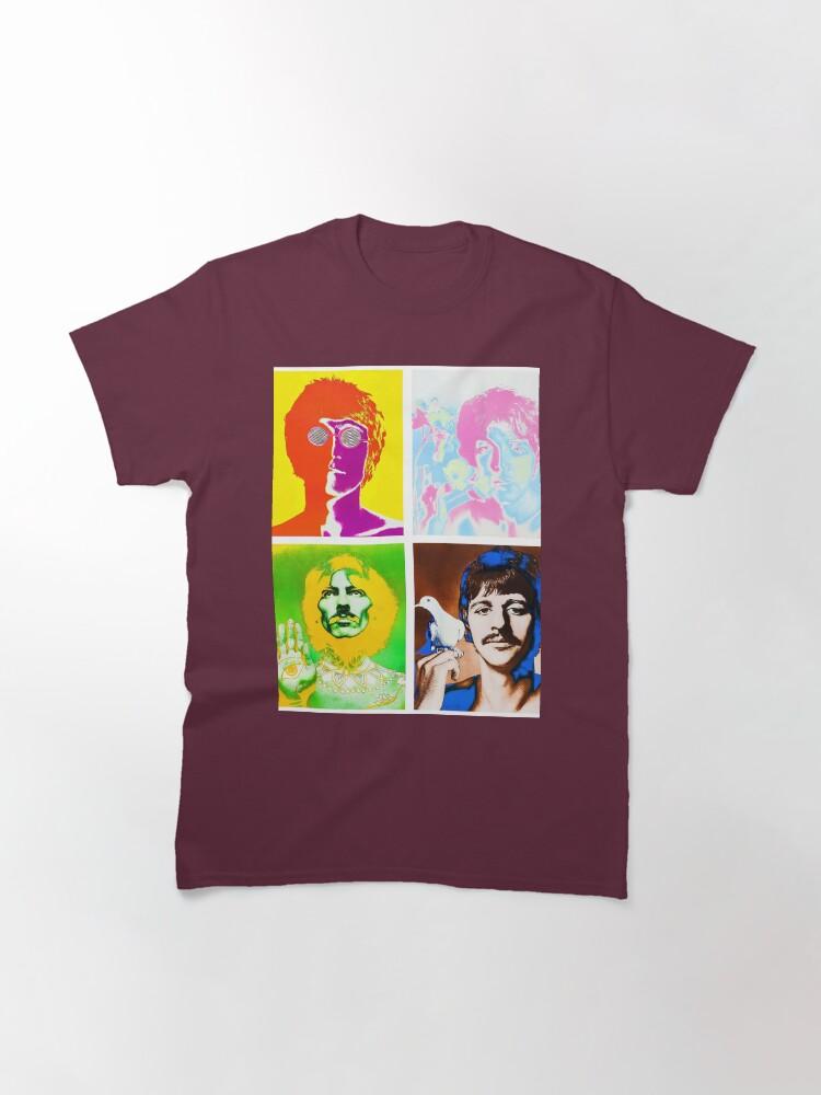 John Lennon Beatles Ringo, Paul, George, John Maglietta Classica