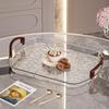 ZISIZ Luxury Nordic Transparent Serving Tray 3-Piece Set