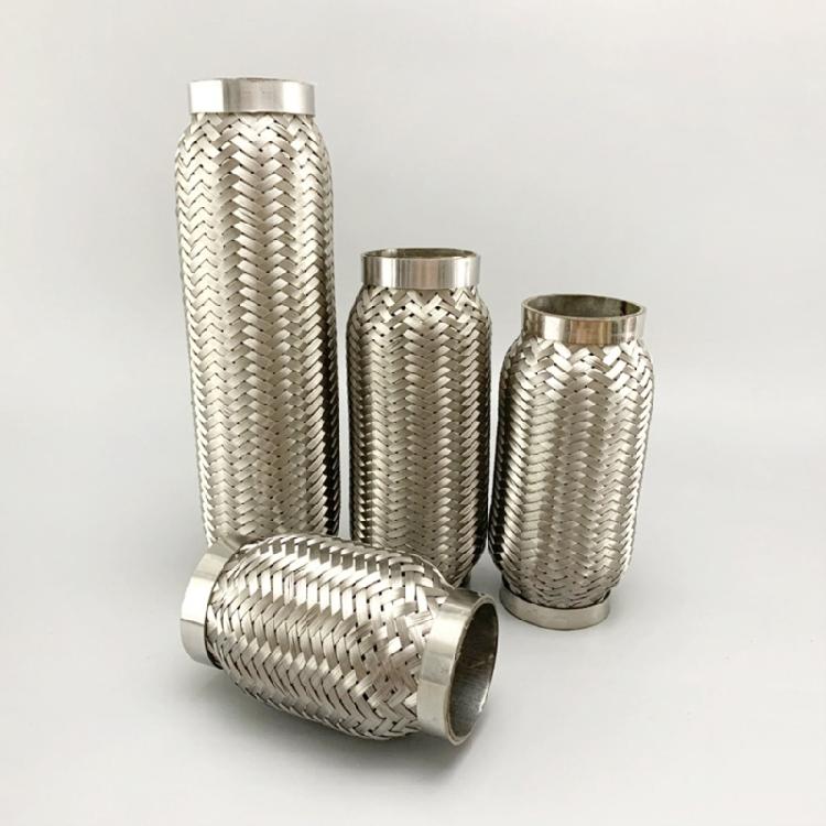 Steel Exhaust Flexible Pipe Double Braid Heavy Duty Exhaust Flexible Pipe Automotive Exhaust Part Long Lasting Exhaust Pipe