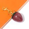 Fashion  Strawberry Keychain Exquisite Red Crystal Strawberry Pendant Keyring For Backpack Elegant Charm Jewelry Gifts