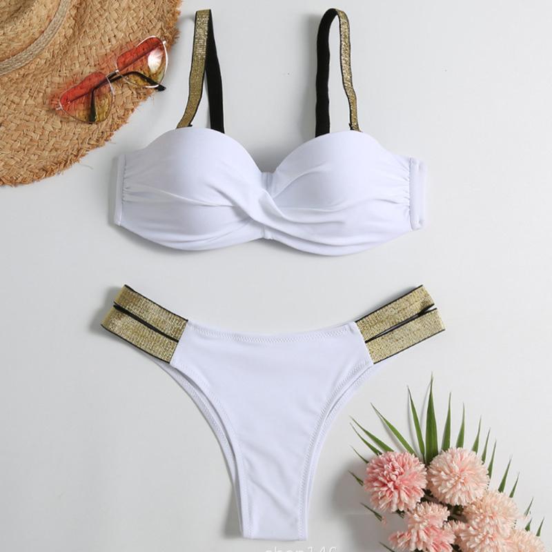 Summer Sexy Bikinis Push Up Swimsuits Women's Swimwear For Female Beach Swim Wear Bathing Suits Brazilian Bikini Set Pool Bather