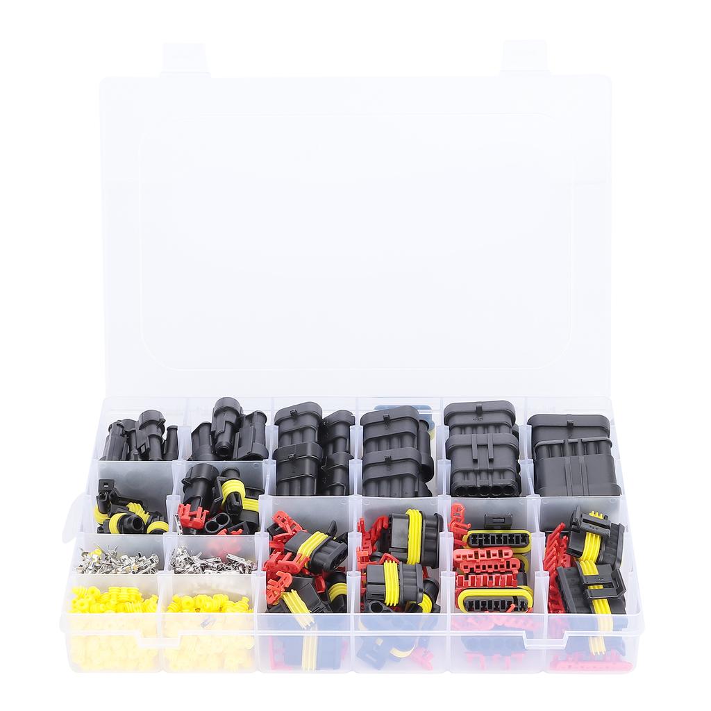 Waterproof Car Wire Connector Copper Plug 1/2/3/4/5/6 Hole for Lighting Electronics Wire Connector Marine Plug Socket Kit