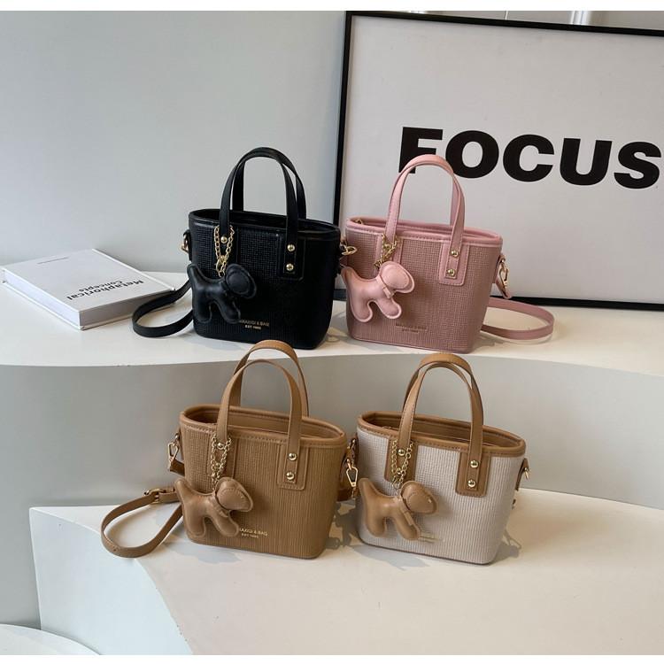 Trendy Bucket Bag For Women 2024 Spring New Fashion Minimalist High-end Handbag Shoulder Crossbody Bag
