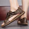 Fashion New Handmade Sandals Comfortable Quality Style Outdoor Leisure Streets and Beaches Walking Classic Black Shoes Flat Bottomed