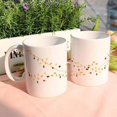 eh219-Design Mug 2p-Gold Leaf