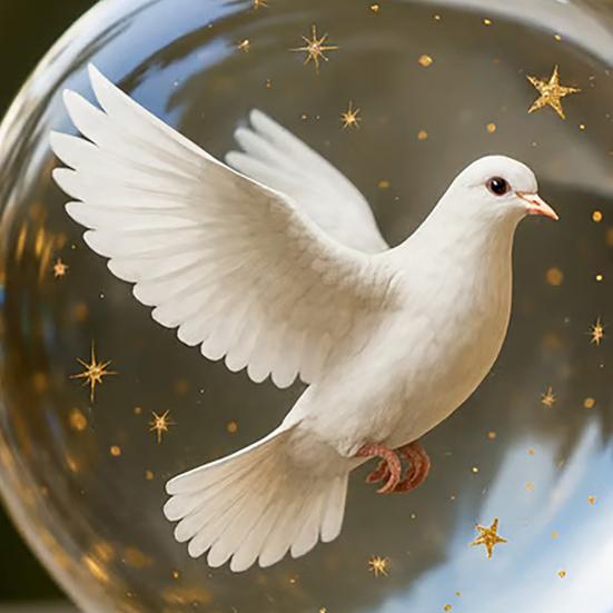 Bird Christmas Ball Ornament Shatterproof Plastic Clear Ball Ornament with Lifelike Birds Holiday Hanging Baubles for Xmas Tree Decor