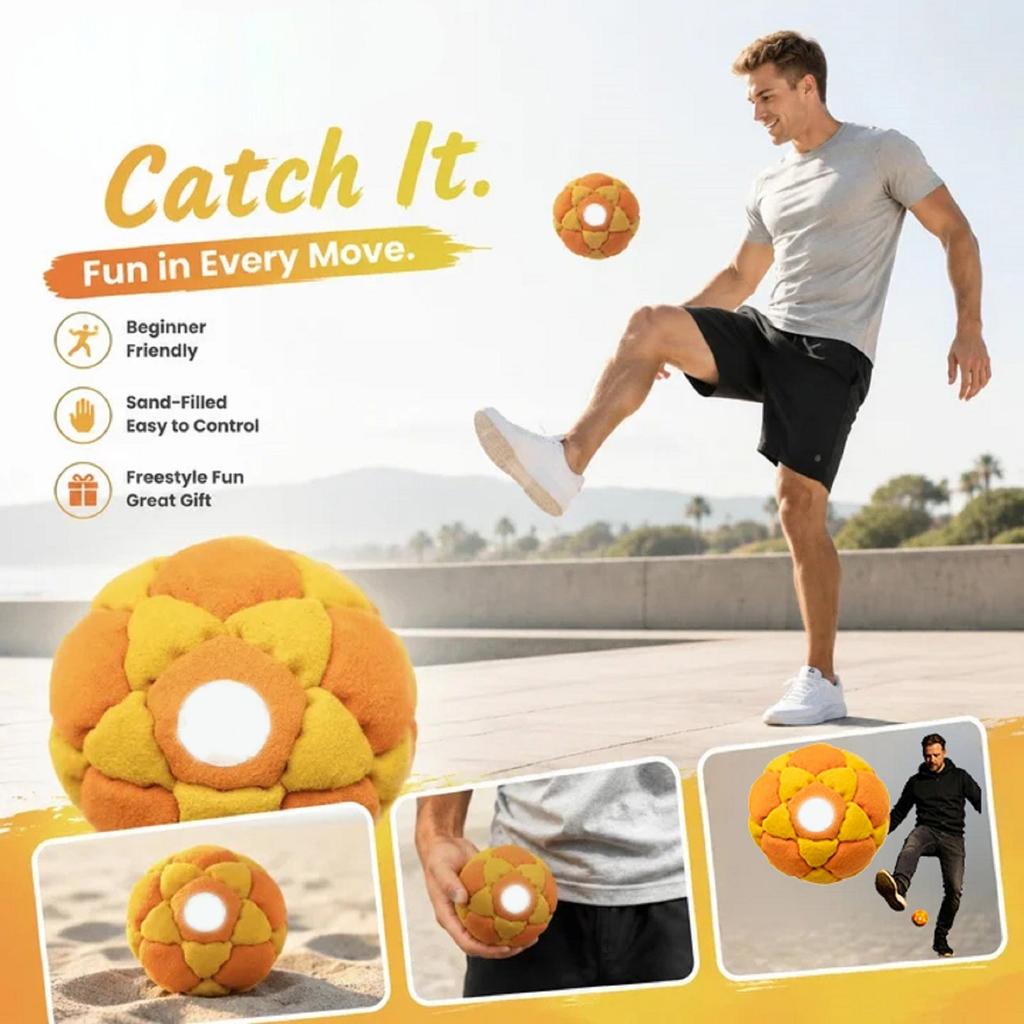 Beginner-Friendly Soccer Footbag Toy - Fun Bag for and Gift