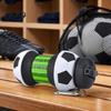 Fitnessstudio Wasserbecher faltbar Silikon Ballflasche, 550ml faltbare Fußballflasche mit strapazierfähigem Sportkletterverschluss, Auslaufsicher Spritzwassergeschützt Outdoor