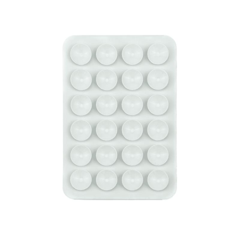 Portable Removable Non Slip Square Silicone Suction Cup Phone Holder