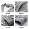 JEEP Men's Casual Baseball Collar Knit Jacket