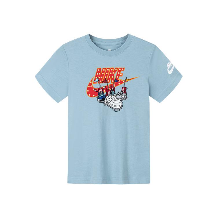 New Nike T Shirt Stratosphere Green Children Aged 3 7 Years Old NY2322068