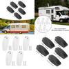 Plastic Baggage Door Catch Trailer Latch Clip Spring Holder Door Bracket for RV Camper Luggage Accessory Use