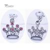 Rhinestone Crown Pet Tag Pendant Collar Jewelry Necklace
