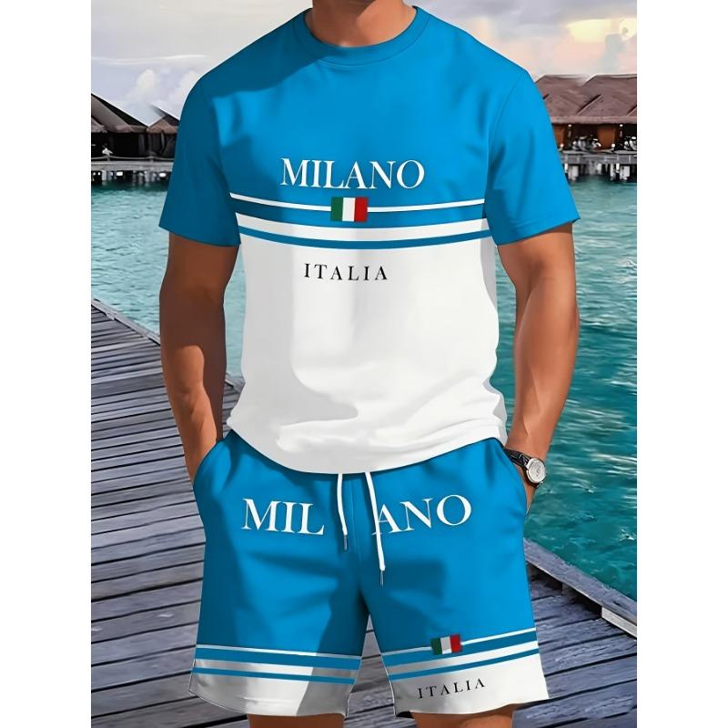 piece set of contrasting color T-shirts, who wears who is a casual trendsetter S