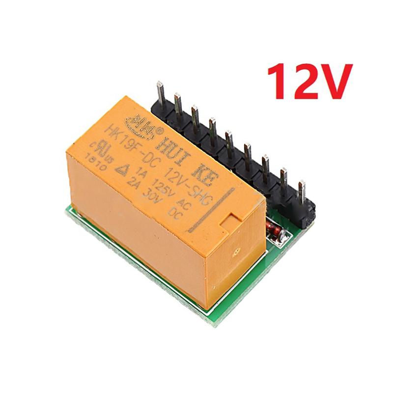 1/2/3Pcs Mini 1 Channel DC 5V DPDT Relay Module Double Pole Double Throw Switch Module HK19F PCB