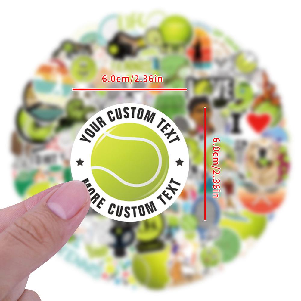 110 New Tennis Tennis Graffiti Stickers Decorative Skateboard Suitcase Stickers