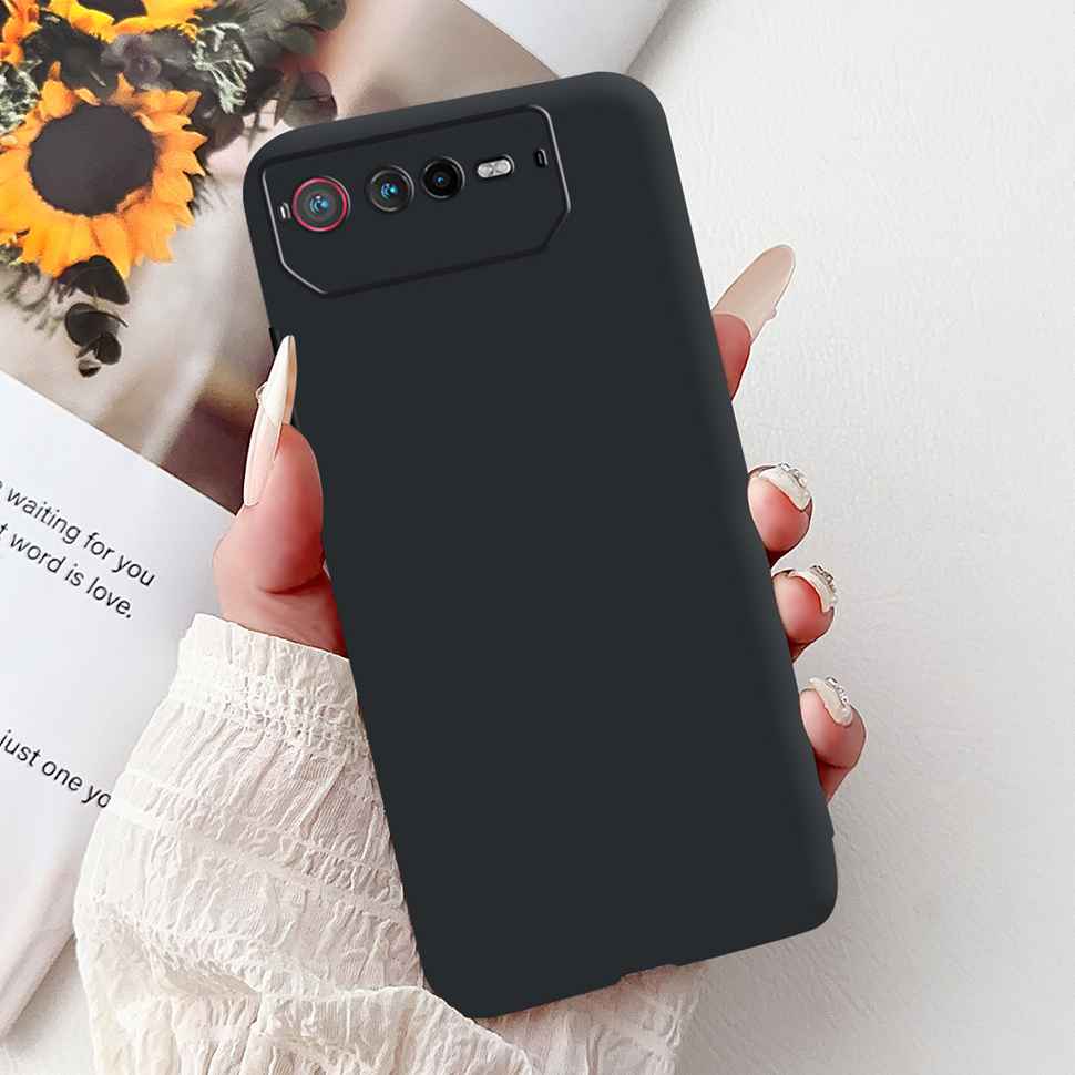 

For Asus ROG Phone 6 6.78 Case Dragon Cartoon Rabbit Soft Silicone TPU Black Cover For Asus ROG 6 AI2201_C Bumper Phone Shell Asus ROG Phone 6