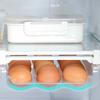 Egg Drawer 18 Grid Capacity Egg Fresh Storage Box for Refrigerator Organizer Bin