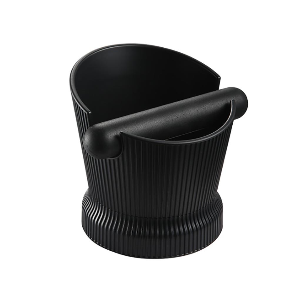 

Coffee Containers Black Grounds Space Saving Bucket Grind Coffeeware with Inclined Flat Base Garbage Cans for Kitchen
