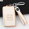 New Pink Tpu Car Key Case Cover Fob Keychain For Renault Koleos Captur Megane Clio Scenic Talisman Arkana For Dacia Sandero