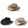 Style Dress Hat With Ethnic Embellishments And Breathable Suede Material For Festivals