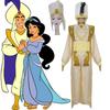 Stylish Arabian Prince Aladdin Adult Cosplay Costume Party Outfit With Hat