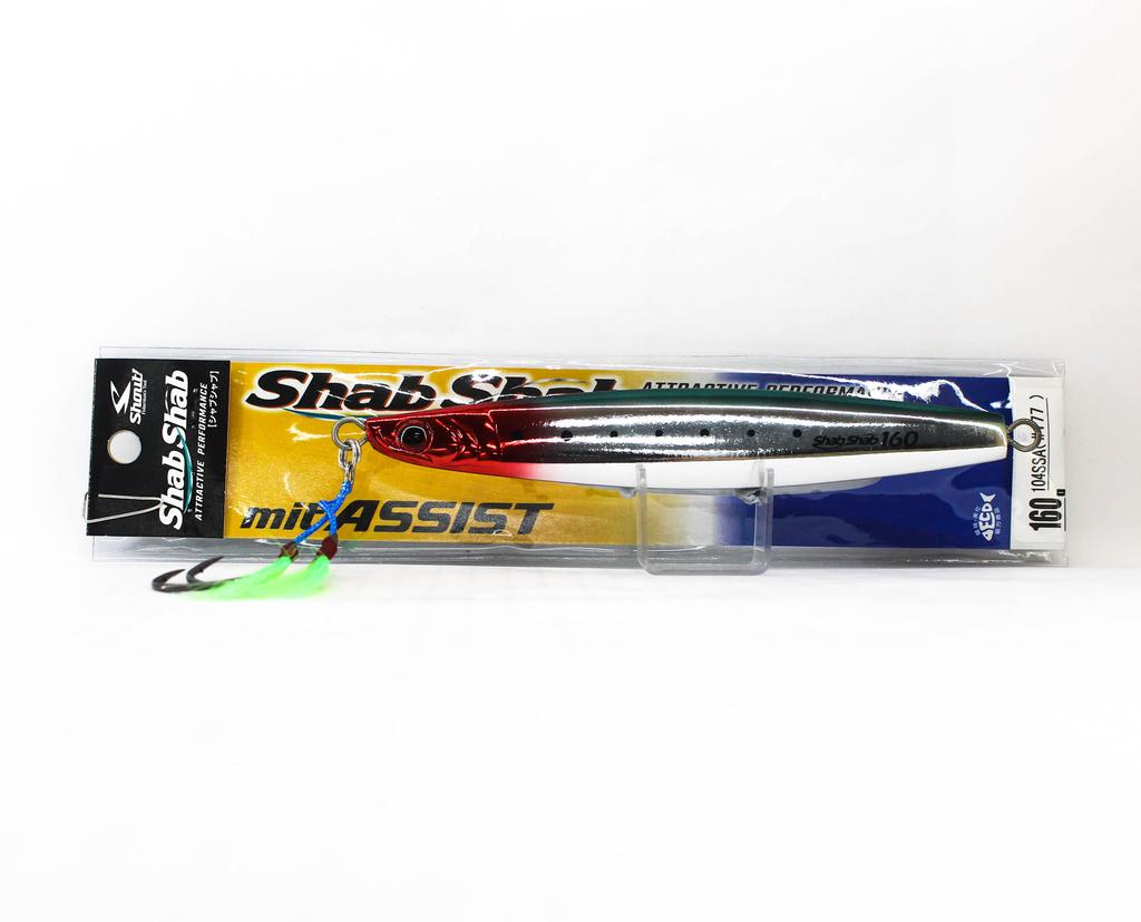 Shout 104-SSA Metal Jig Shab Shab Mit Assist 160 grams 177 (6235)