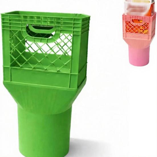 Square Cup Holder Expander for Car, Milk Crate Cup Holder, Anti-Slip Large Drink Stabilizer, Universal Vehicle Spill Proof Organizer for Truck SUV