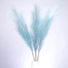 Pampas Grass Large, 3 Stems 47" Blue Faux Pampas Grass Decor Tall, Boho Decor for Wedding Living Room Kitchen